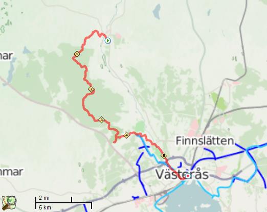 Bruksleden Skultuna- Västerås 2015-05-30